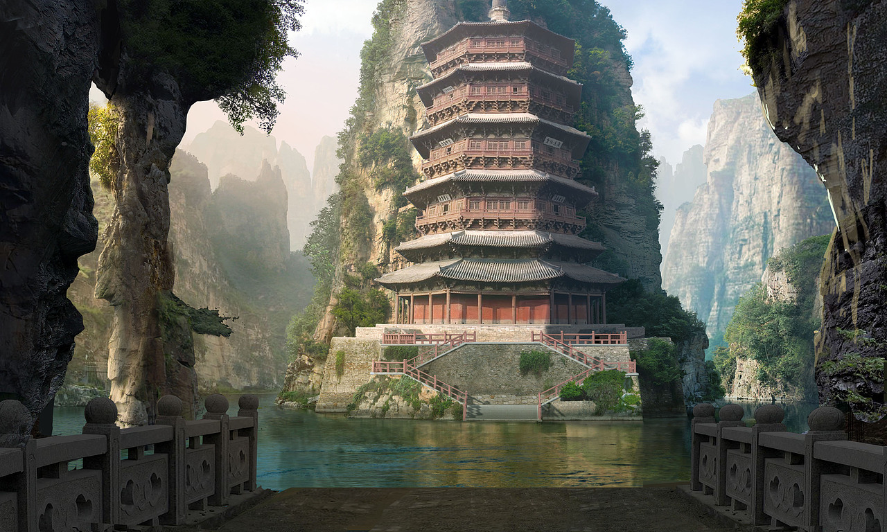 mattepainting（图ZNzk4ODYwMA==） - 概念设定 - 站酷设计师liuxx510原创素材 - 站酷ZCOOL