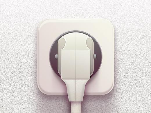 寫實(shí)圖標(biāo)-插頭（個(gè)人主頁-ZNDU1OTcxMzI=） - 圖標(biāo) - 站酷設(shè)計(jì)師三味白菜原創(chuàng)素材 - 站酷ZCOOL