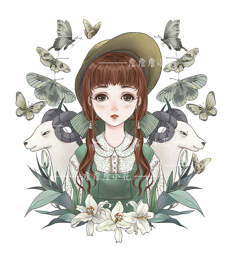 庄园日记（图ZOTk3MTk3OTI=） - 商业插画 - 站酷设计师詹詹詹小花原创素材 - 站酷ZCOOL