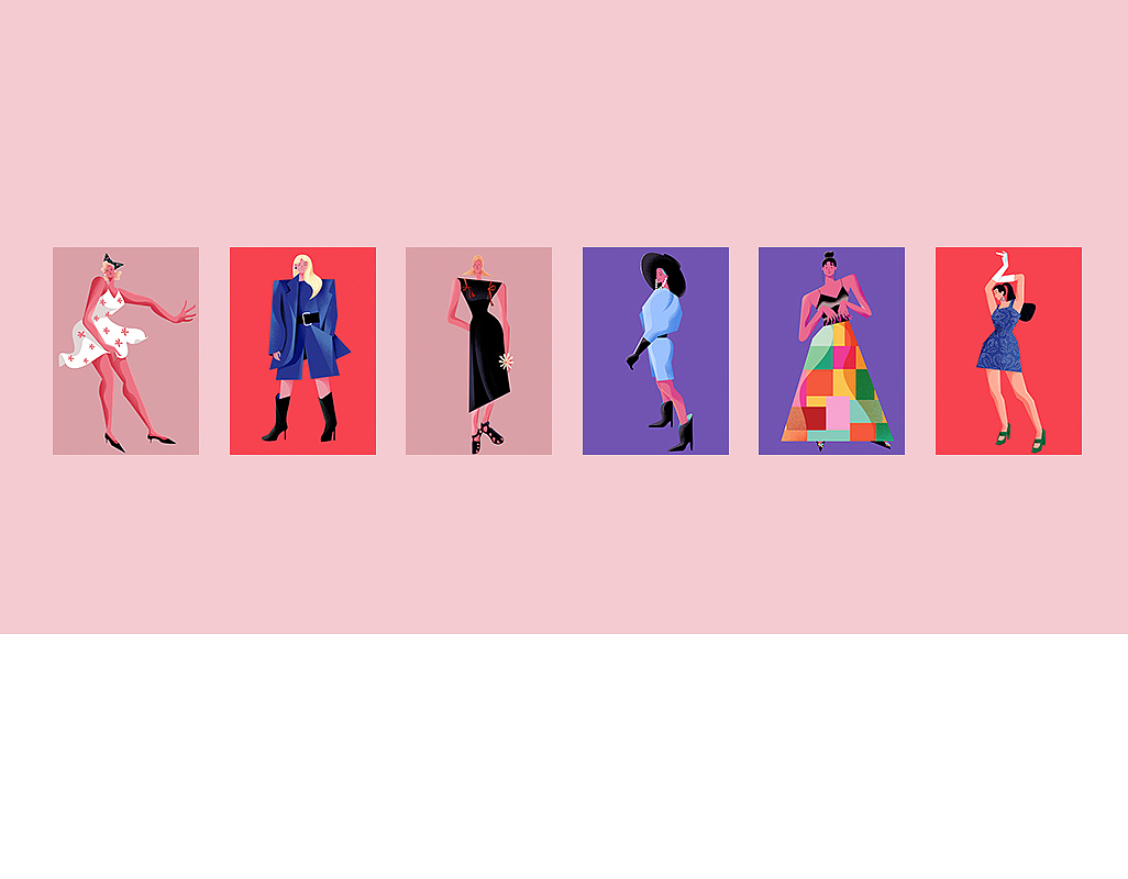 扁平风人物练习