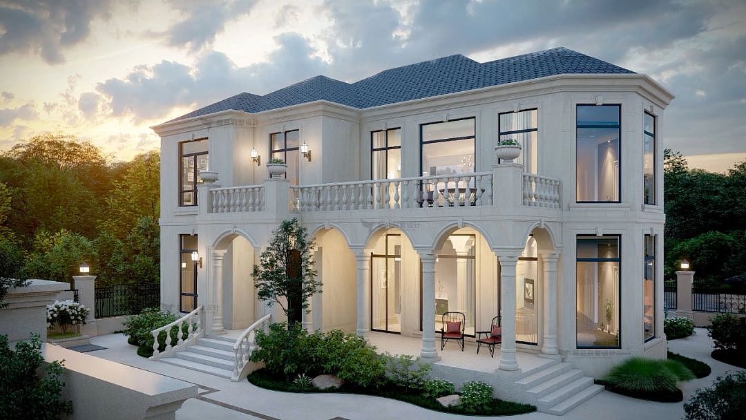 高级+轻奢 绝美法式别墅（图ZMjczODk0MjA0） - 家装设计 - 站酷设计师璇璇很酷原创素材 - 站酷ZCOOL