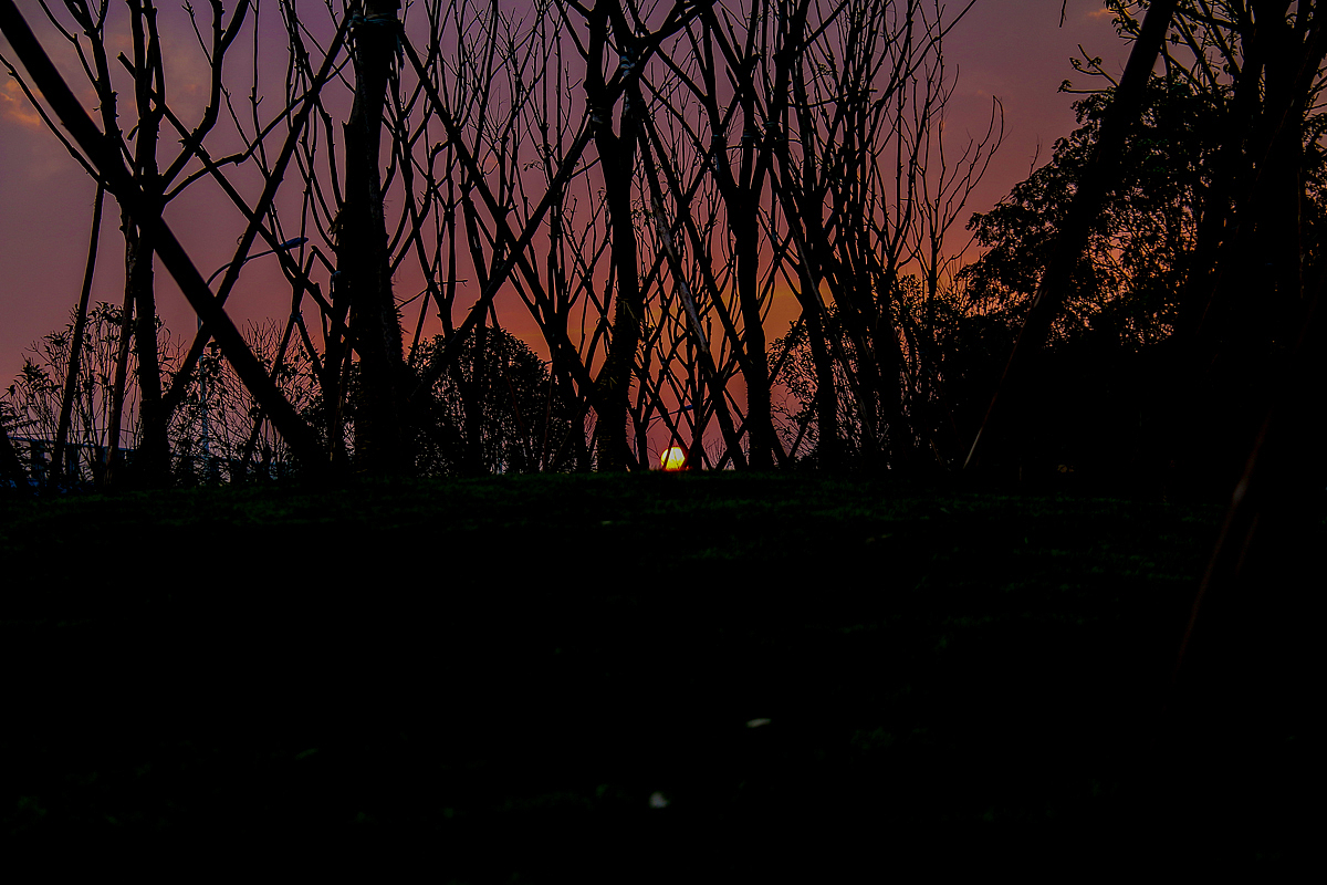 一支烟的功夫，太阳就落山了（图ZNjIwNDIwODQ=） - 风光摄影 - 站酷设计师阳先森原创素材 - 站酷ZCOOL