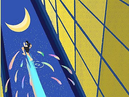 《月跑》