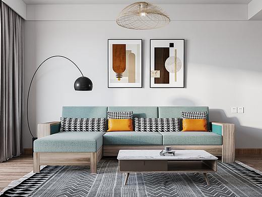 小清新绿绿沙发