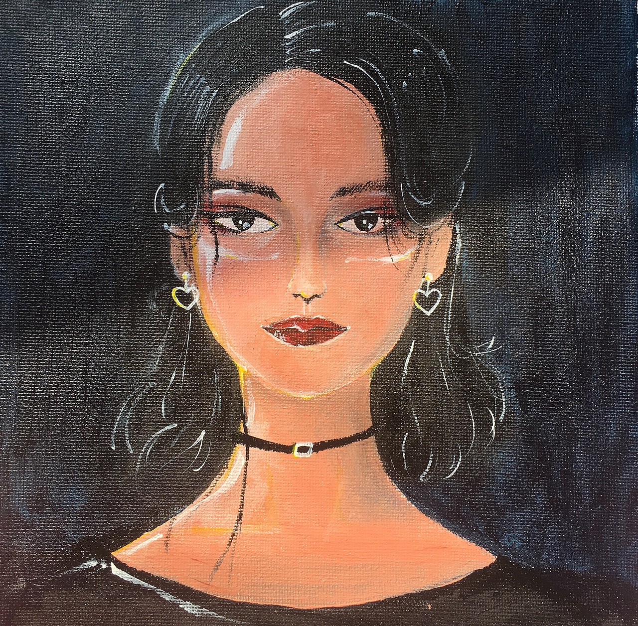 一组人物手绘（丙烯）（图ZMTUxNTg1NDY4） - 创作习作 - 站酷设计师Senora豆子原创素材 - 站酷ZCOOL