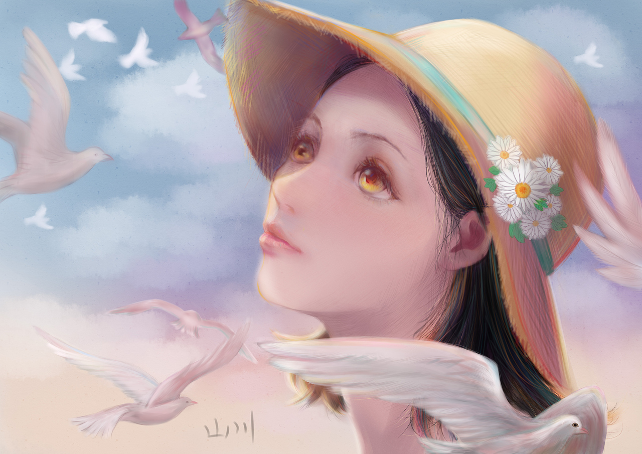 雏菊（图ZMTM2MDYxMDIw） - 创作习作 - 站酷设计师山川故梦原创素材 - 站酷ZCOOL