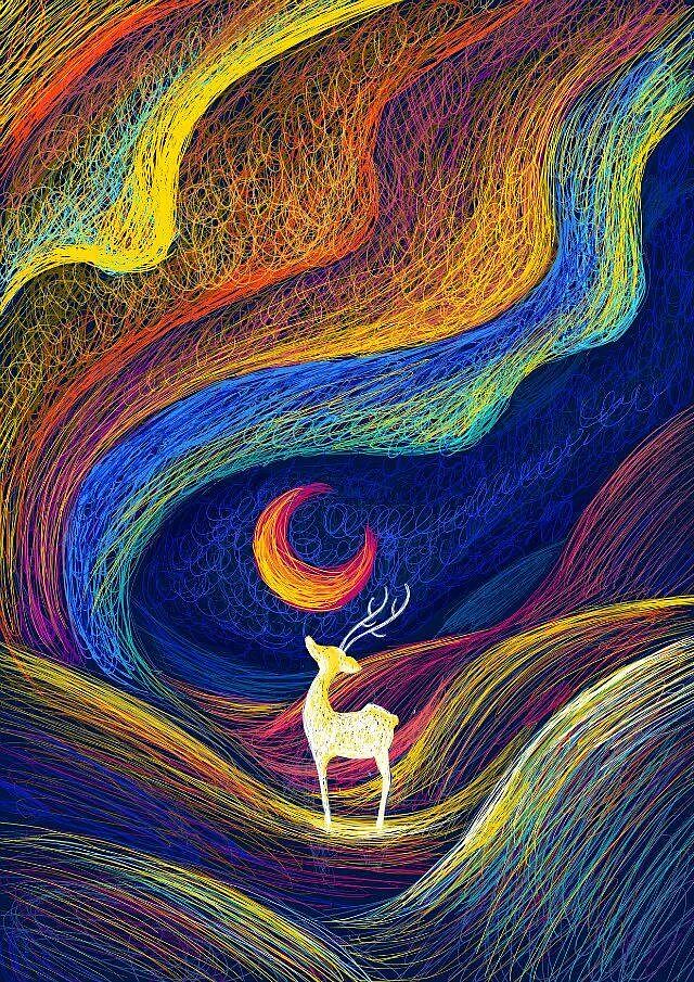 无线的延续（HJLM）（图ZMzY0NDg3Mjg=） - 艺术插画 - 站酷设计师画距联盟HJLM原创素材 - 站酷ZCOOL