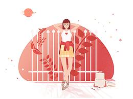 MBE風(fēng)格人物插畫(huà)