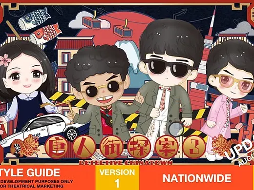 唐探3角色设定及图库开发&周边设计