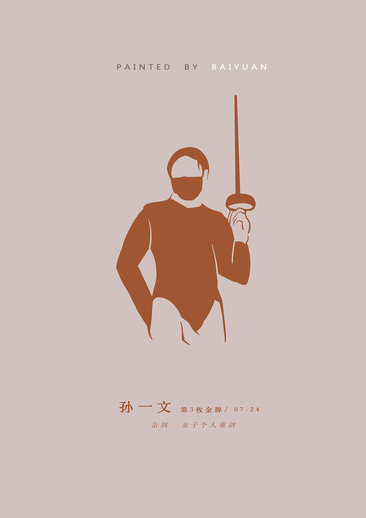 2021东京奥运会冠军简笔画