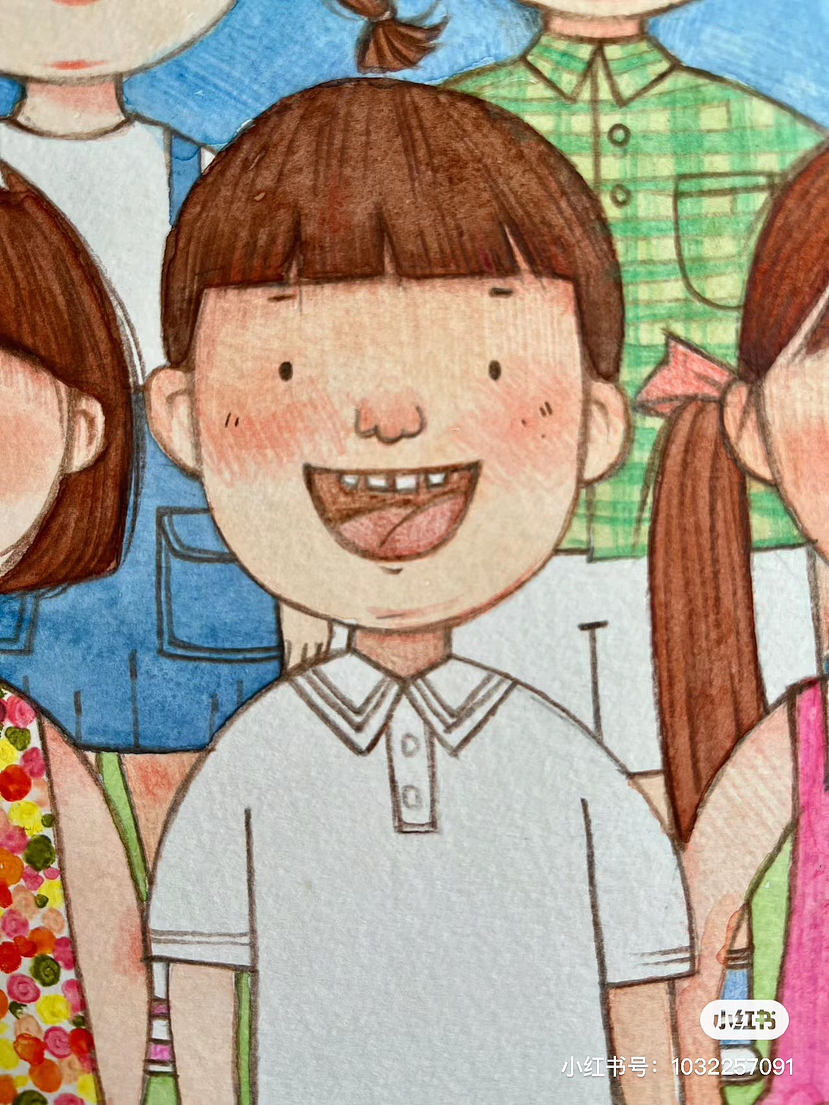 幼儿园小朋友的合影