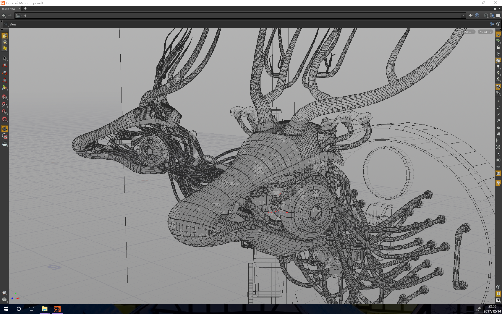蕉内圣诞机械鹿设计