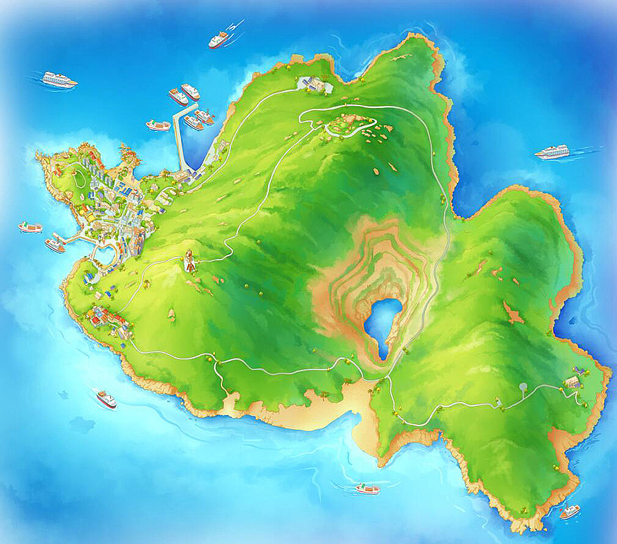 近段时间的手绘地图作品集——04