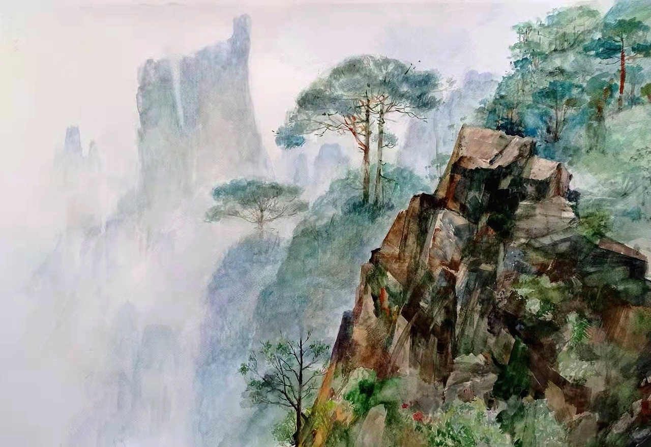水彩风景（图ZMjc3NzAwNDY0） - 绘画 - 站酷设计师Z758601673原创素材 - 站酷ZCOOL