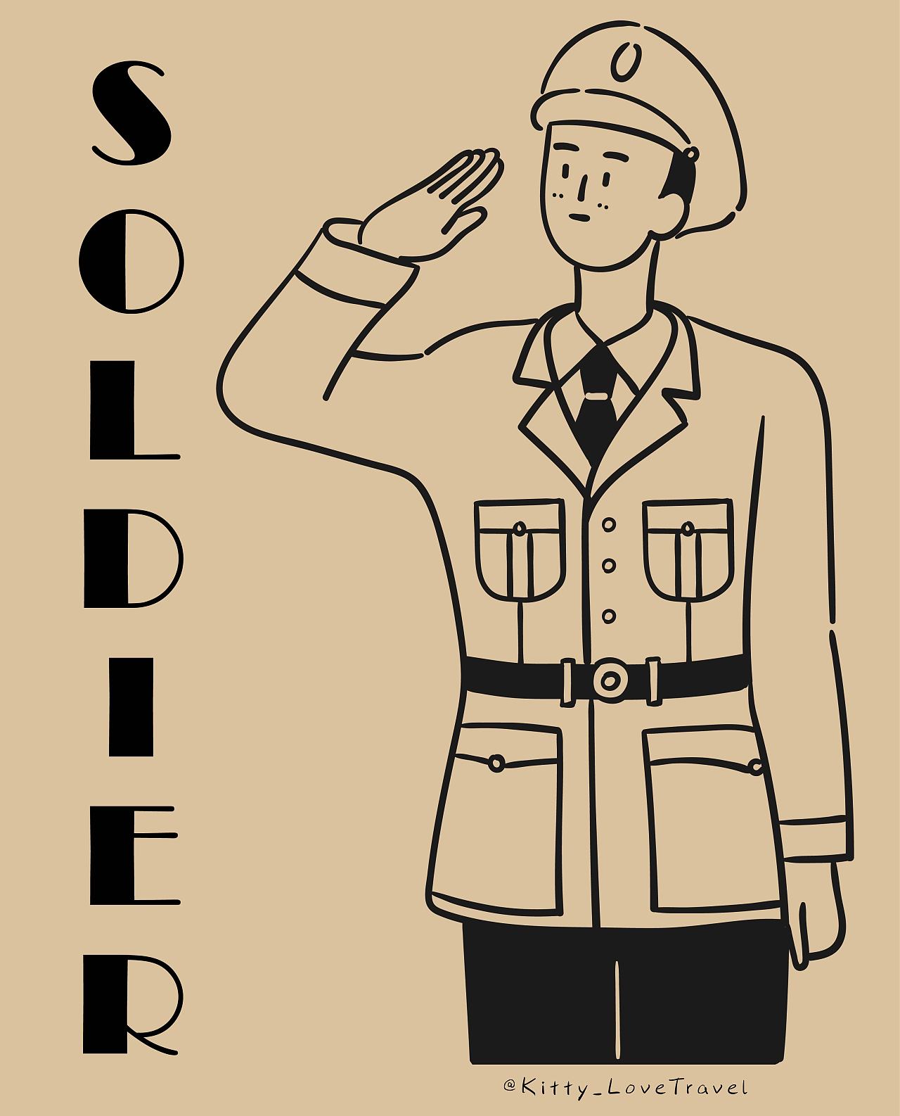 各行各业的劳动人民|插画|创作习作|kitty_lovetravel - 原创作品