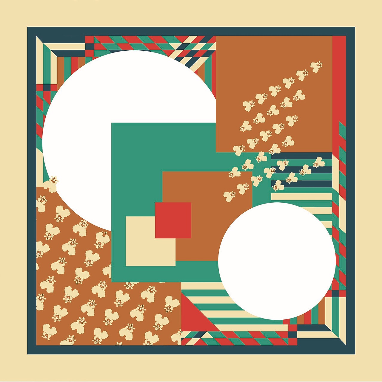 十二金钗系列丝巾设计