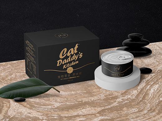  Cat Daddy's Kitchen高端猫罐头包装设计