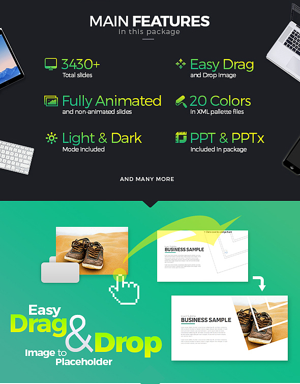 143页高端欧美图形图表团队介绍年计划总结商务贸易动画PPT模板