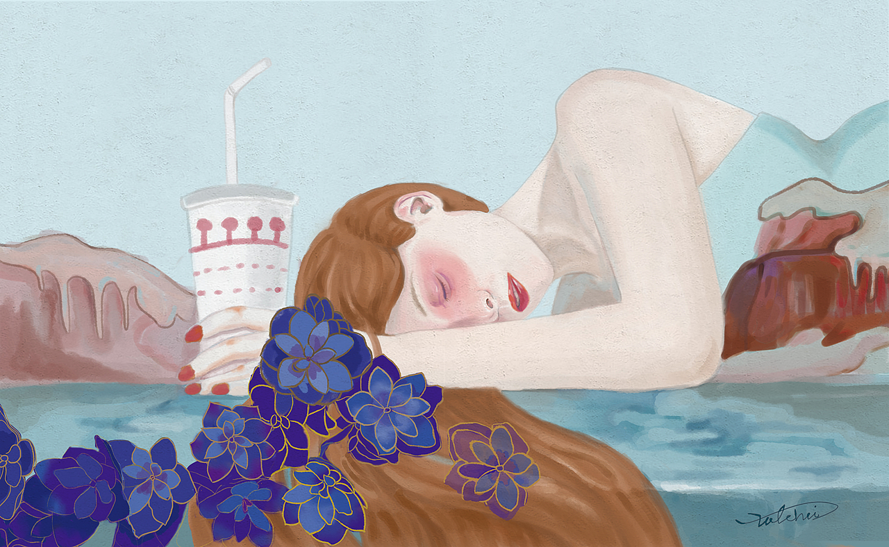 /原创插画/夏末