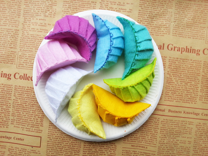 不织布手工作品赏一