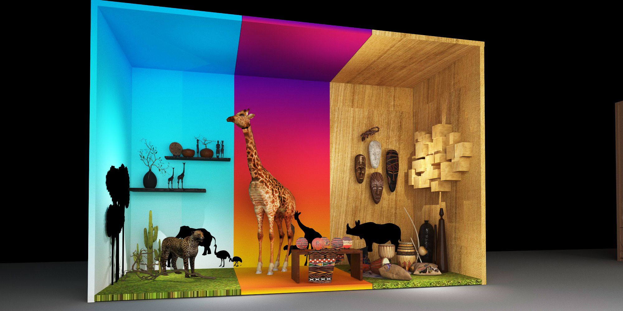 美陈设计商场dp点设计打卡点设计