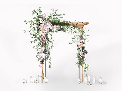 婚礼手绘
