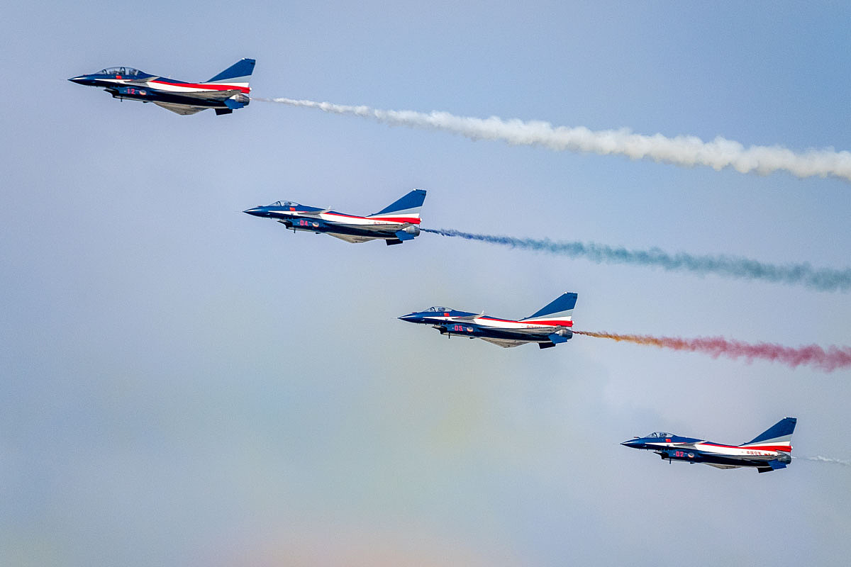 珠海航展打飞机