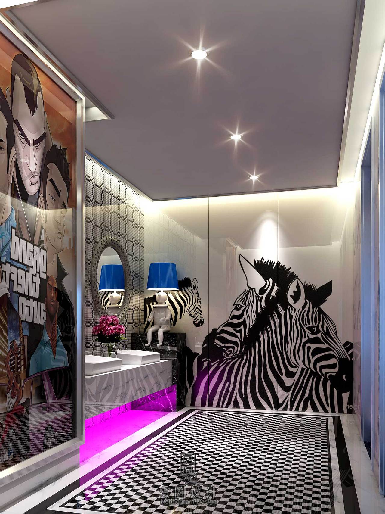 四川巴中极地空间网咖（图ZMTYxODE2MTYw） - 家装设计 - 站酷设计师Donson道森原创素材 - 站酷ZCOOL