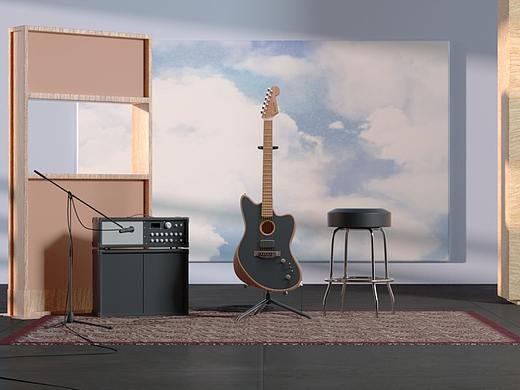 吉他C4D三維宣傳片（個人主頁-ZNTc3NTM1NTI=） - Motion Graphic - 站酷設(shè)計師soniceeeee原創(chuàng)素材 - 站酷ZCOOL