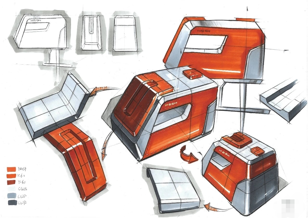 手绘练习|工业/产品|电子产品|赢驷 - 原创作品 - 站酷 (zcool)