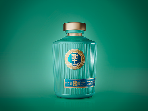 酣牛窖藏白酒包装设计