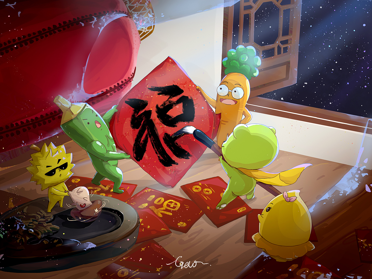 插画练习（图ZMjEzNzA5OTE2） - 创作习作 - 站酷设计师Gao籽原创素材 - 站酷ZCOOL
