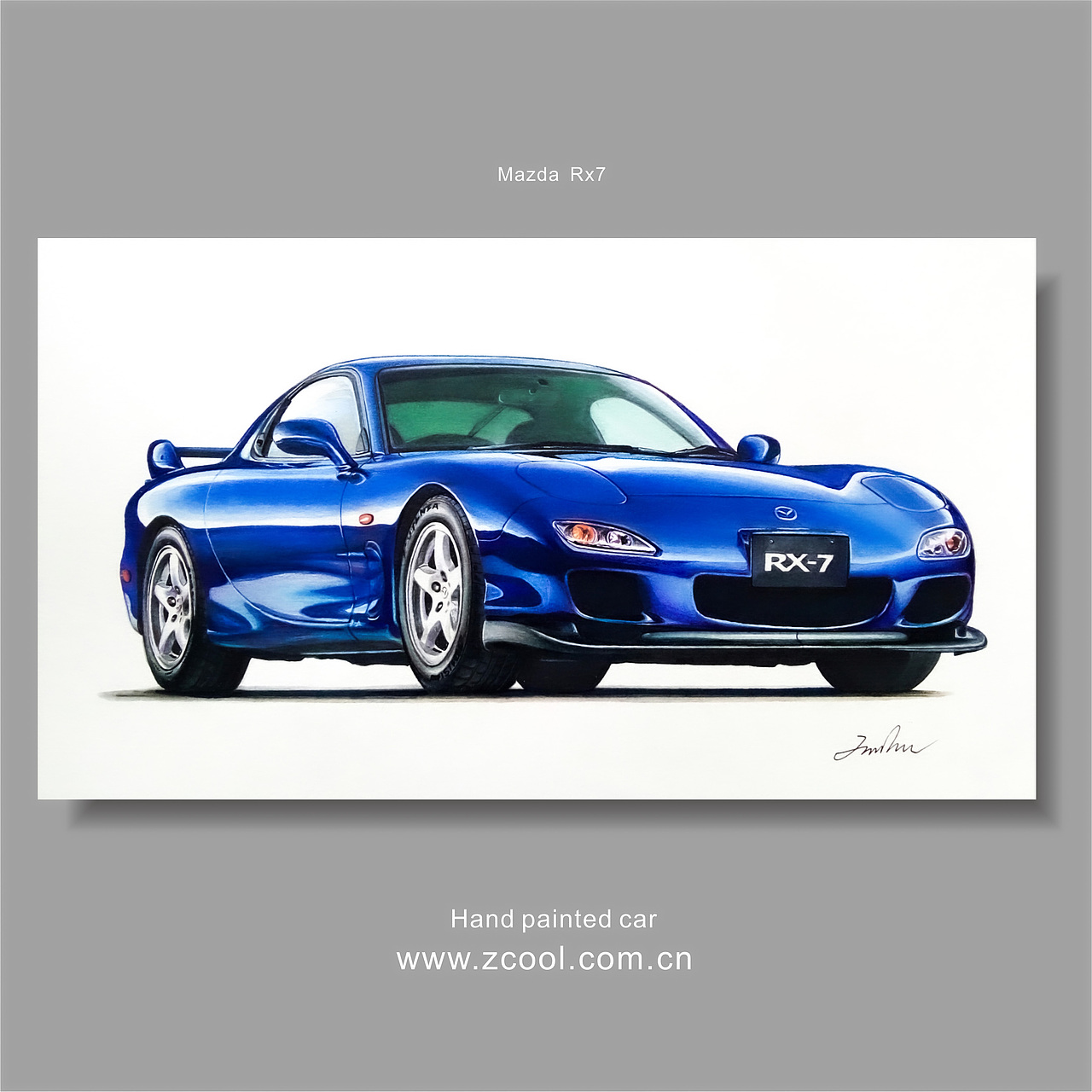 怀旧汽车马克笔手绘合集