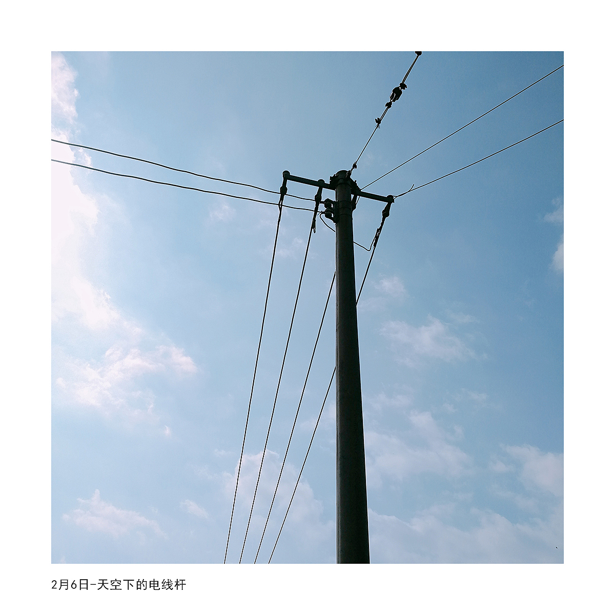电线杆和电线