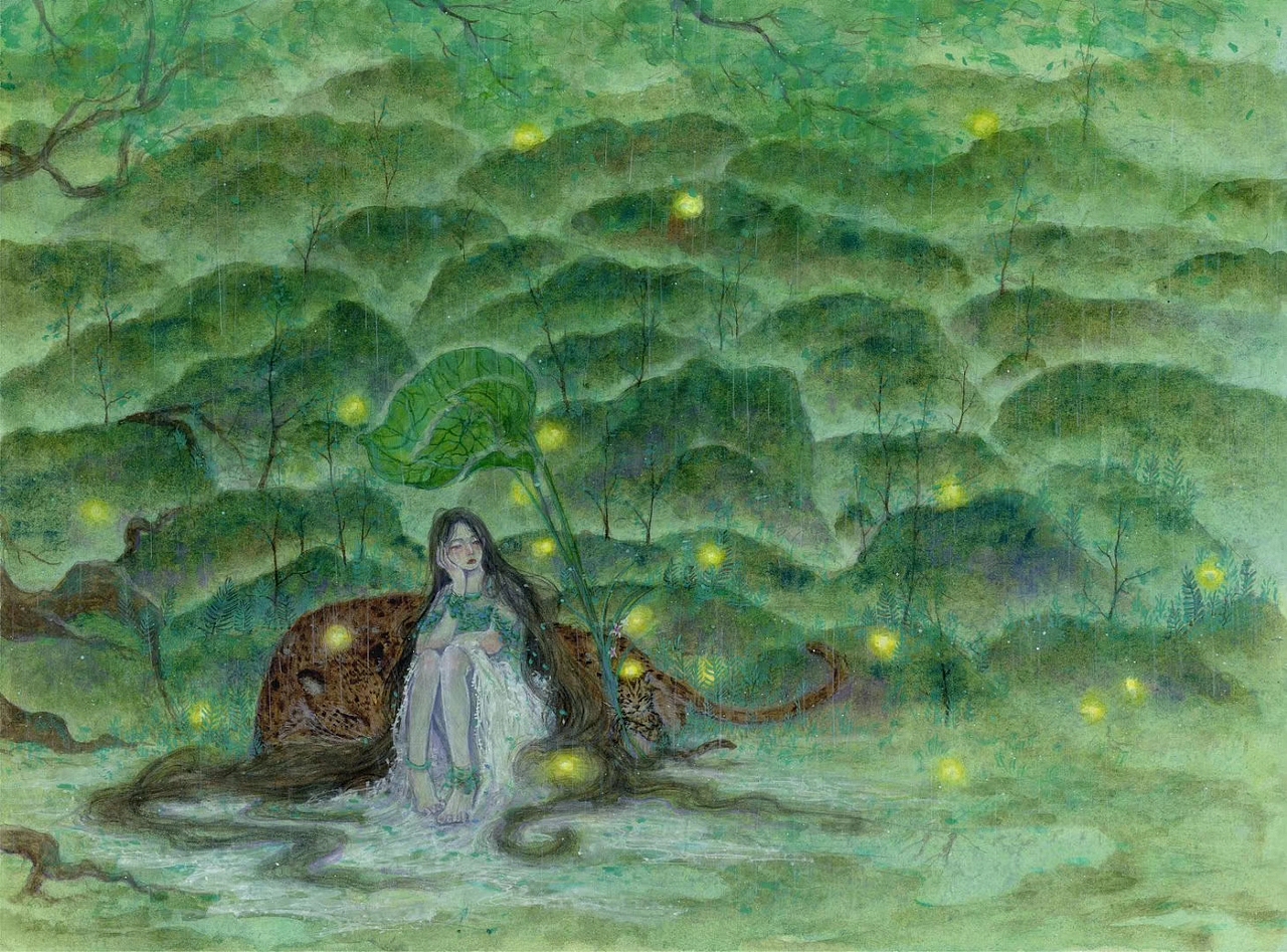 〖九歌〗系列插画（图ZMTY3NTQyOTY0） - 商业插画 - 站酷设计师懿晏原创素材 - 站酷ZCOOL