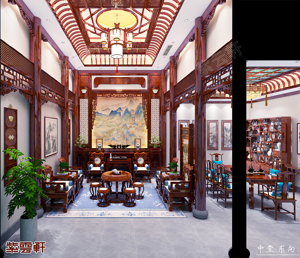 中式家装设计风格将传统景色收入囊中|空间|家装设计|紫云轩中式