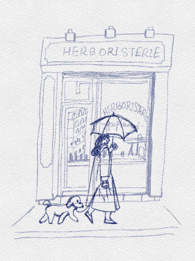 小房子系列~速写插画