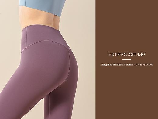 杭州产品摄影「服饰 户外 运动 瑜伽裤」黑和马