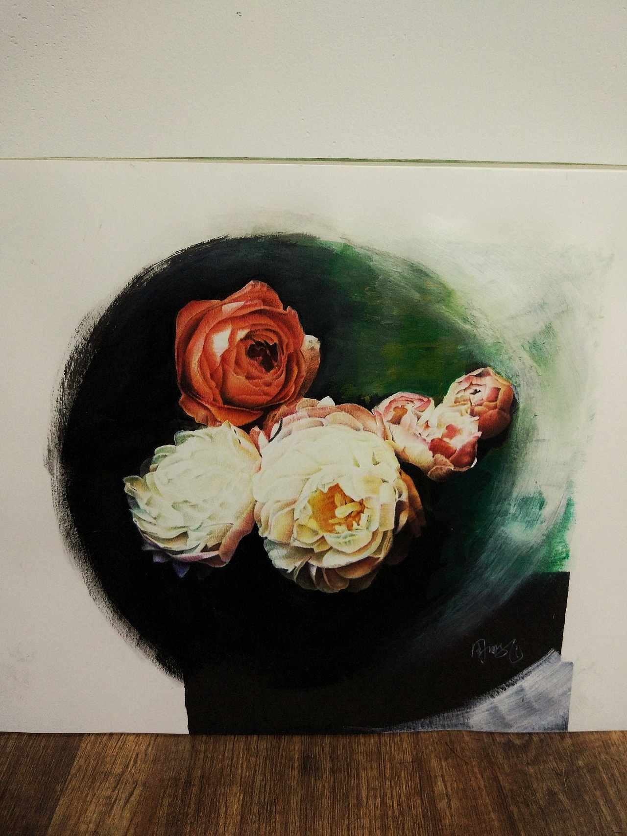 花～圆珠笔画（图ZNzQwOTIzNDg=） - 绘画 - 站酷设计师大饼人_原创素材 - 站酷ZCOOL