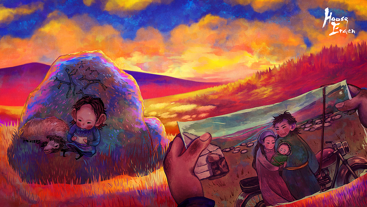 绘本《HouseEredn星野》6P-10P（图ZNjI5NDA4Njg=） - 商业插画 - 站酷设计师HouseErden原创素材 - 站酷ZCOOL