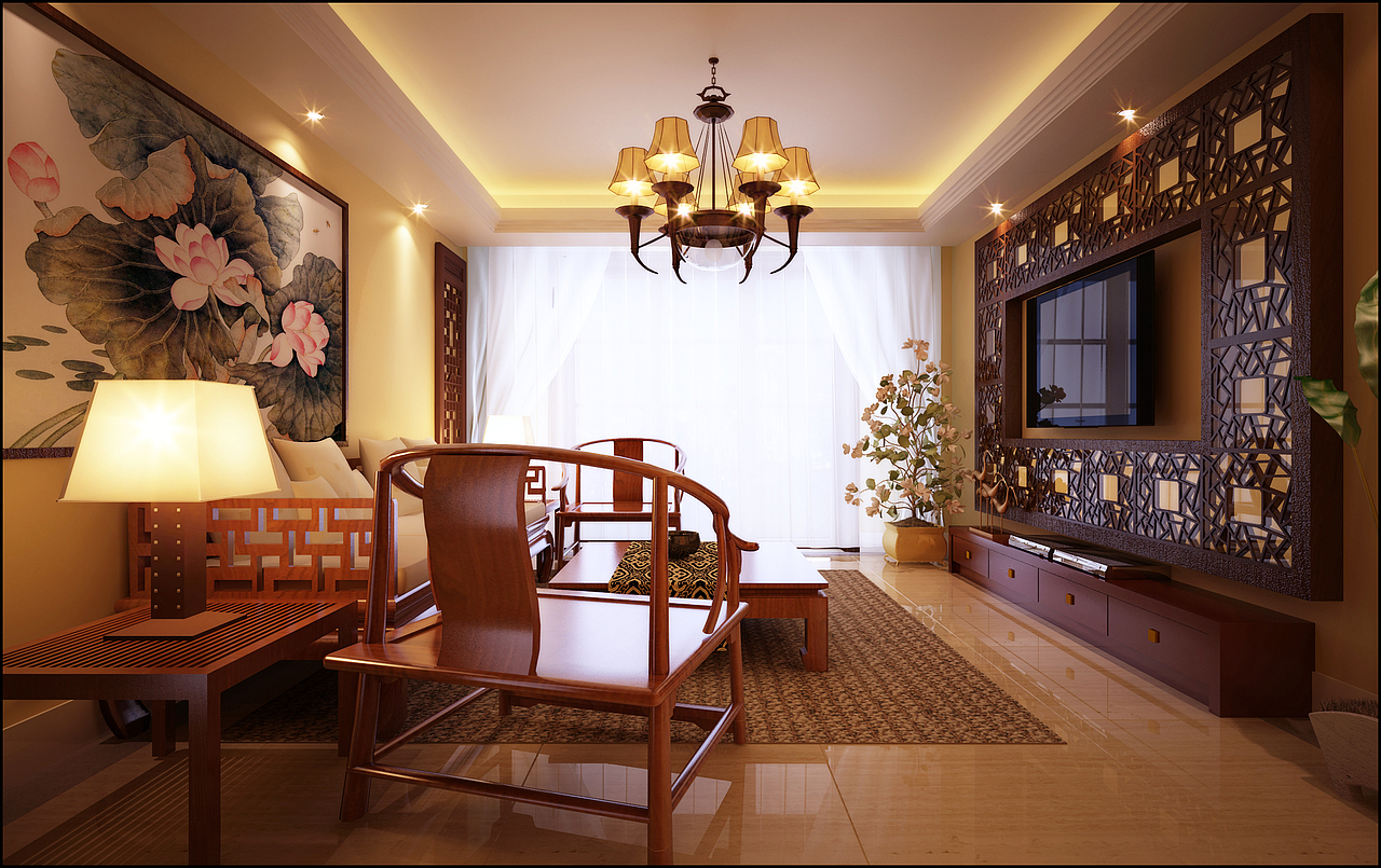 简欧式工装 中式客厅（图ZOTAyNjQ1Ng==） - 机械/交通 - 站酷设计师Lupinghua原创素材 - 站酷ZCOOL