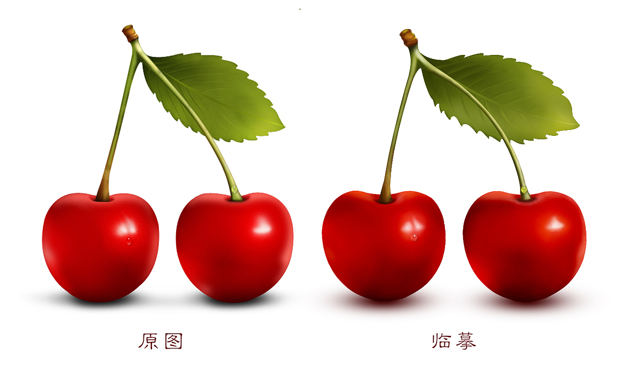 樱桃临摹（图ZODcyNTM5ODA=） - 创作习作 - 站酷设计师yoyo_oyh原创素材 - 站酷ZCOOL