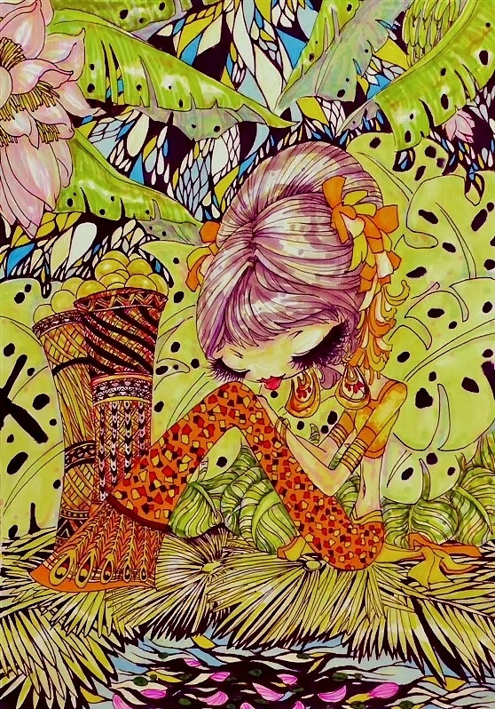 马克笔装饰画（组）（图ZMjk1NDQxNzk2） - 实验艺术 - 站酷设计师YYZMI原创素材 - 站酷ZCOOL