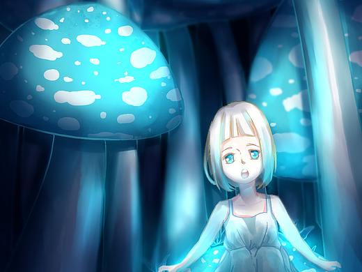 蓝瘦蘑菇（个人主页-ZNTIxNjg5NjA=） - 创作习作 - 站酷设计师桃吃桃子原创素材 - 站酷ZCOOL