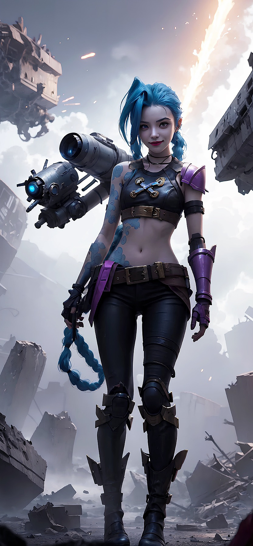 金克丝！#ai绘图 #stablediffusion #nlol（图ZMzQ3NTc0ODg4） - 游戏原画 - 站酷设计师麦芒小盆友原创素材 - 站酷ZCOOL