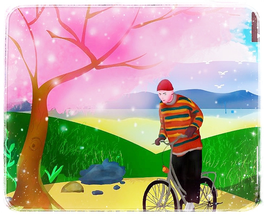 三月希望更美好（图ZMTk4MTM1MzQw） - 艺术插画 - 站酷设计师方沿博原创素材 - 站酷ZCOOL