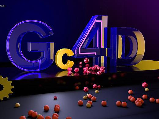 C4D字体+材质+渲染