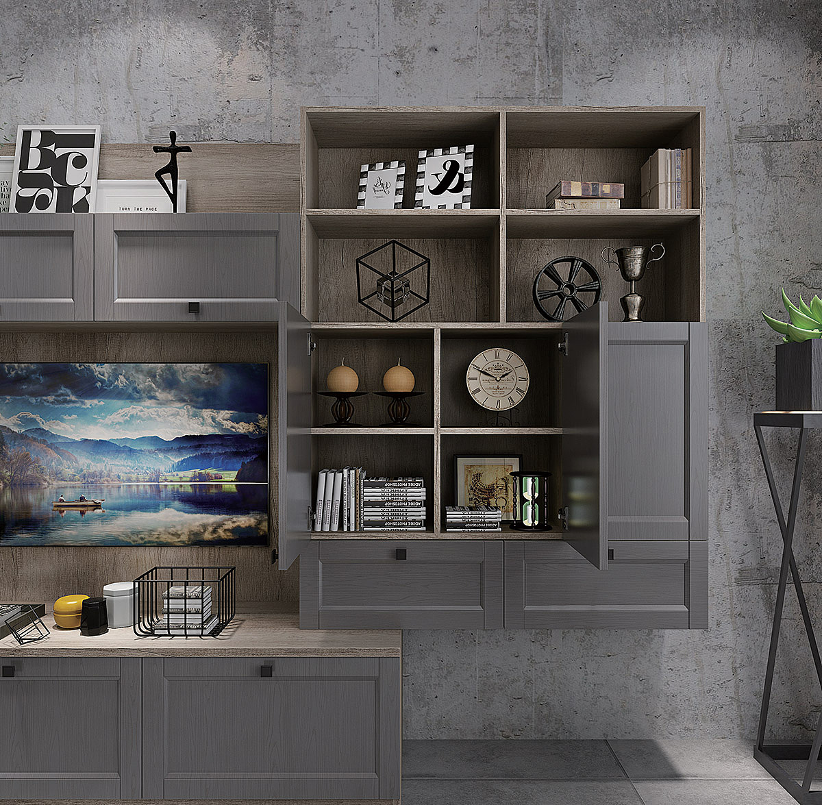 意式轻奢极简全屋定制案例赏析--高级灰系列