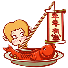 2016新年第一炮-猴耶MONEY&MONKEY(图ZNjM1NDA1NjQ=) - 网络表情 - 站酷设计师LiuOOLang原创素材 - 站酷ZCOOL