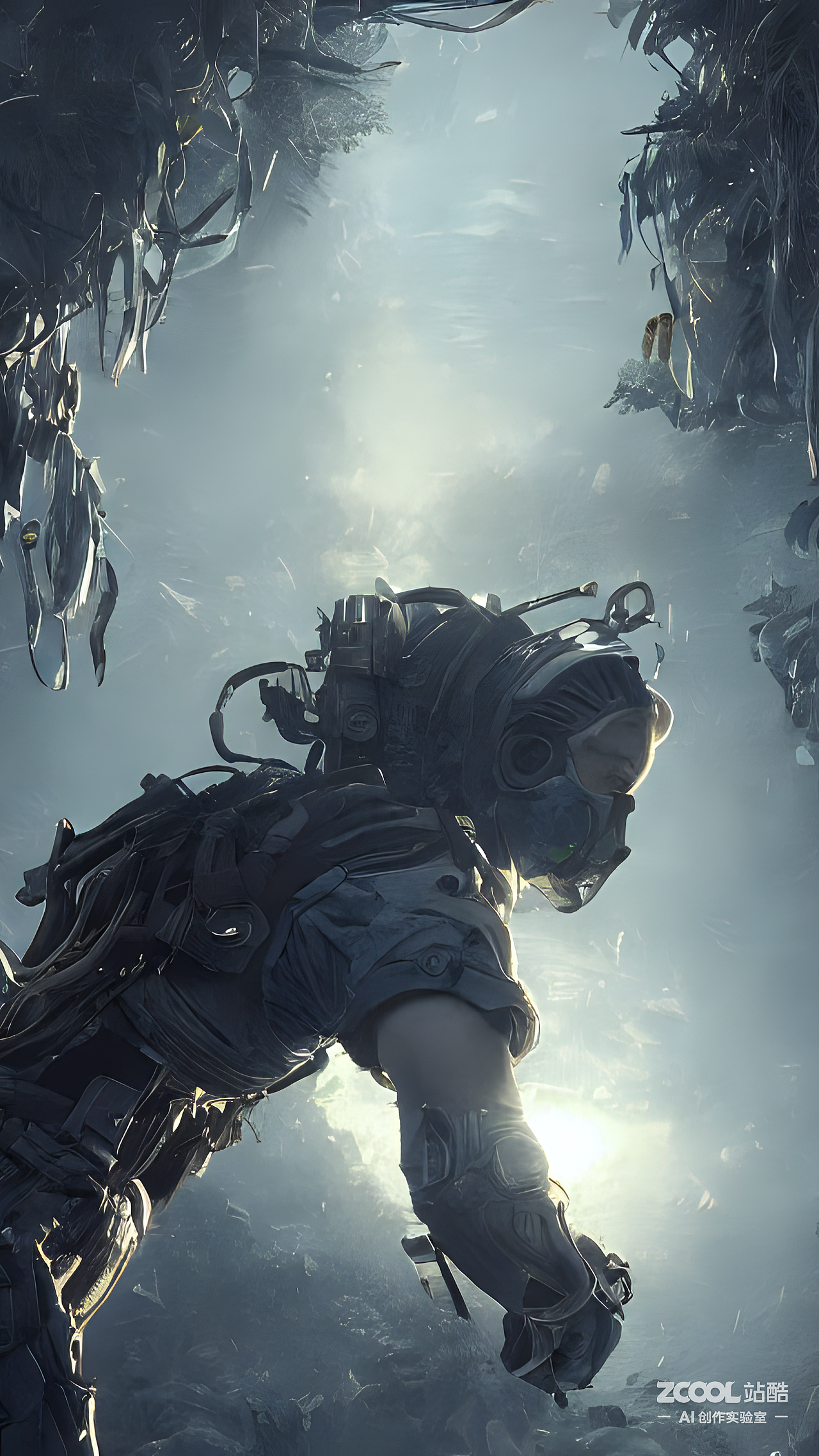 #AI创作实验室#春季、电影照明、体积照明